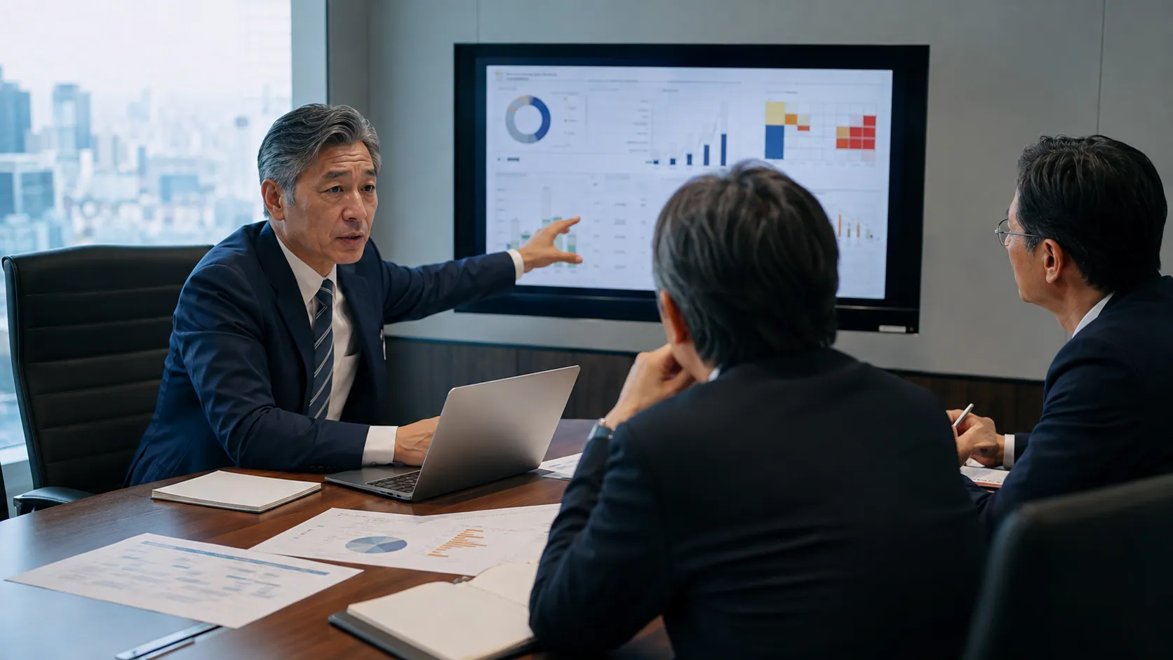 経営層へリスクを説明するFractional CISO